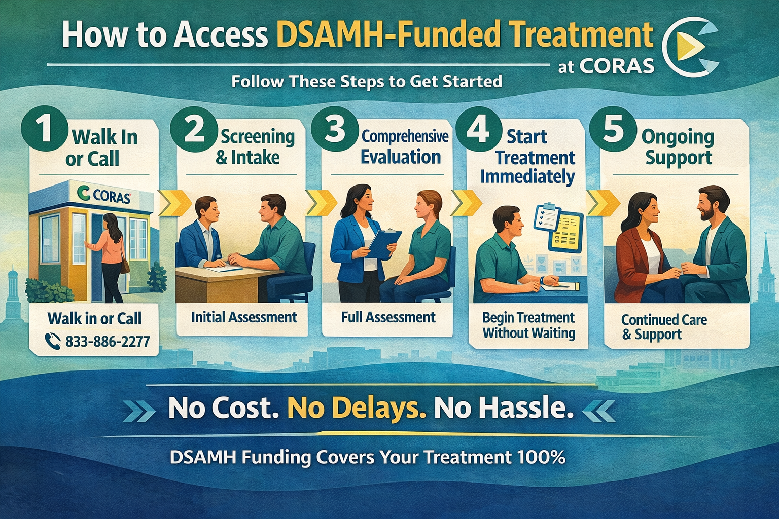 DSAMH treatment coverage